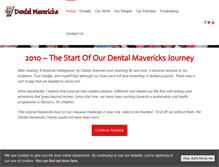 Tablet Screenshot of dentalmavericks.org